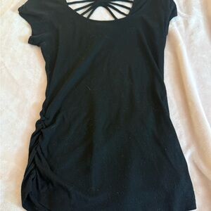 Candie's Elegant Black Short Sleeve Tee